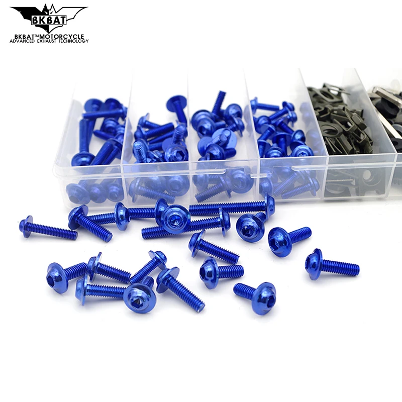 Universal Motorcycle Fairing Bolt Kit Body Screw Set FOR BMW r1200r f850gs Honda biz 125 gl1800 Suzuki gsxr 600