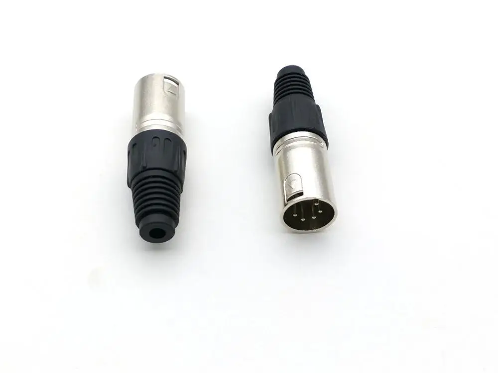 Imagem -03 - Conector Masculino da Solda de Xlr de 25 Peças Pinos para o Cabo do Microfone