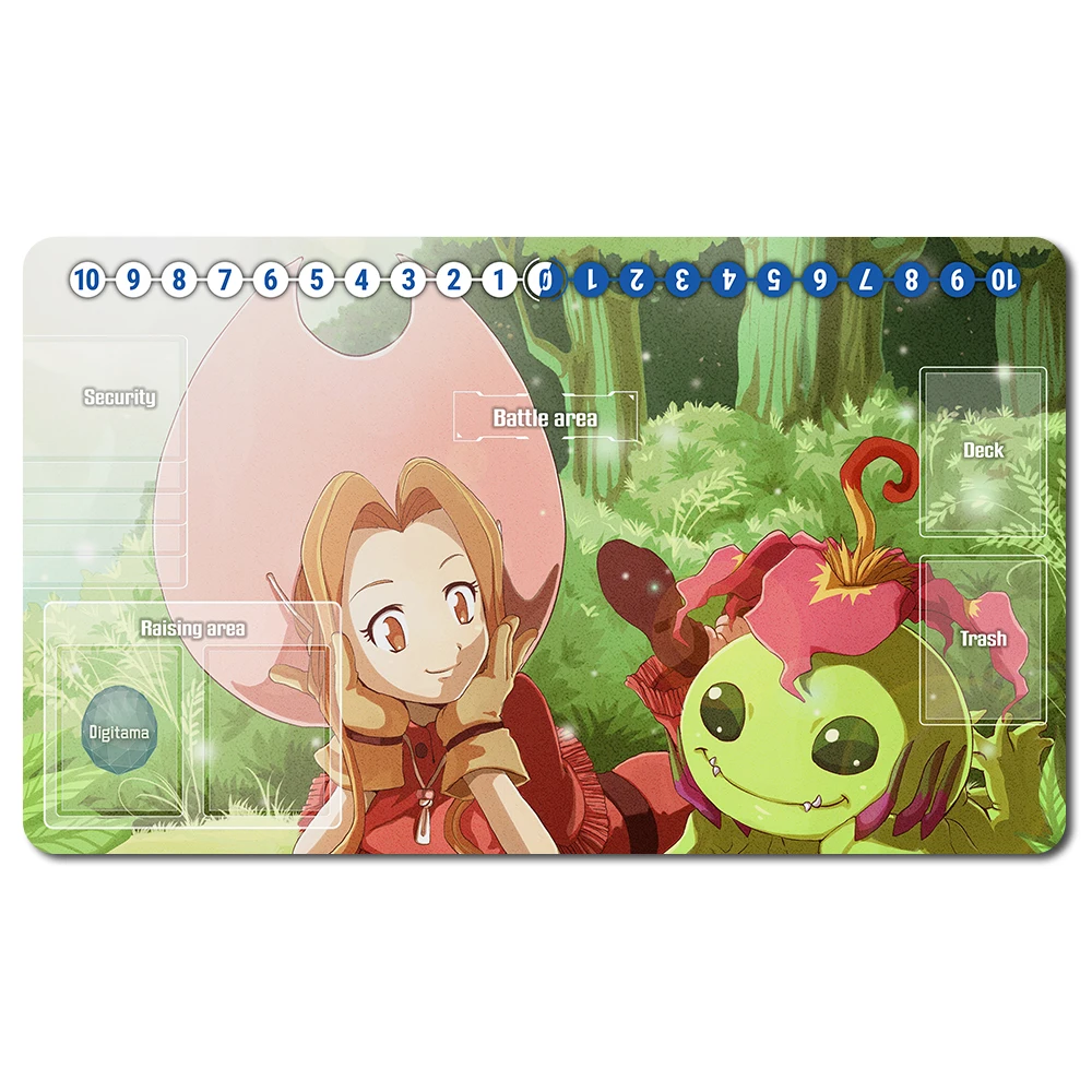 

781245 - Board Game DTCG Playmat Table Mat Size 60X35 cm Mousepad Play Mats Compatible for Digimon TCG CCG RPG