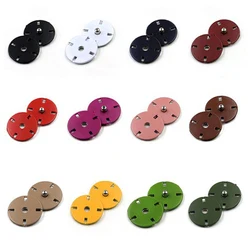 10 Pairs Color Round Snaps for Clothes Apparel Sewing Decoration Suit Jacket Coat Accessories Metal DIY Buttons 10/15/18/21/25mm