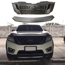 Car Front Bumper Grill Good Quality Car Grill Fit For NAVARA NP300 2015-2019 4X4 Offroad Modified Mesh Cover Accessories