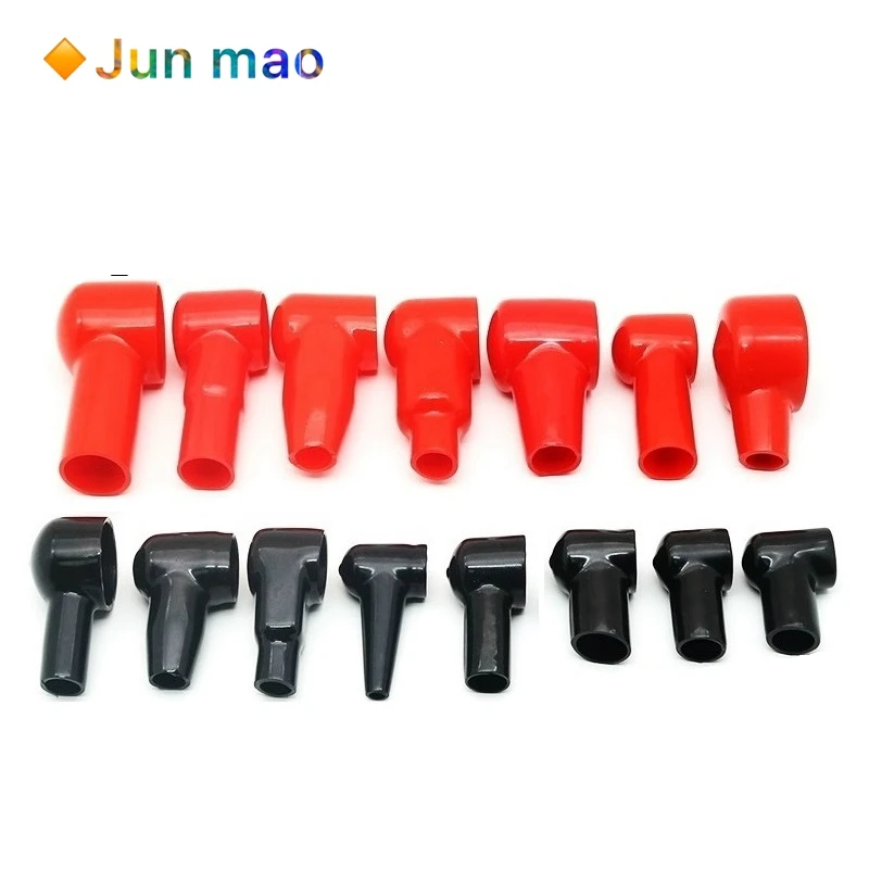 5PCS Battery terminal insulating cap battery pile head cap positive and negative pole clamping column protective sleeve UPS batt