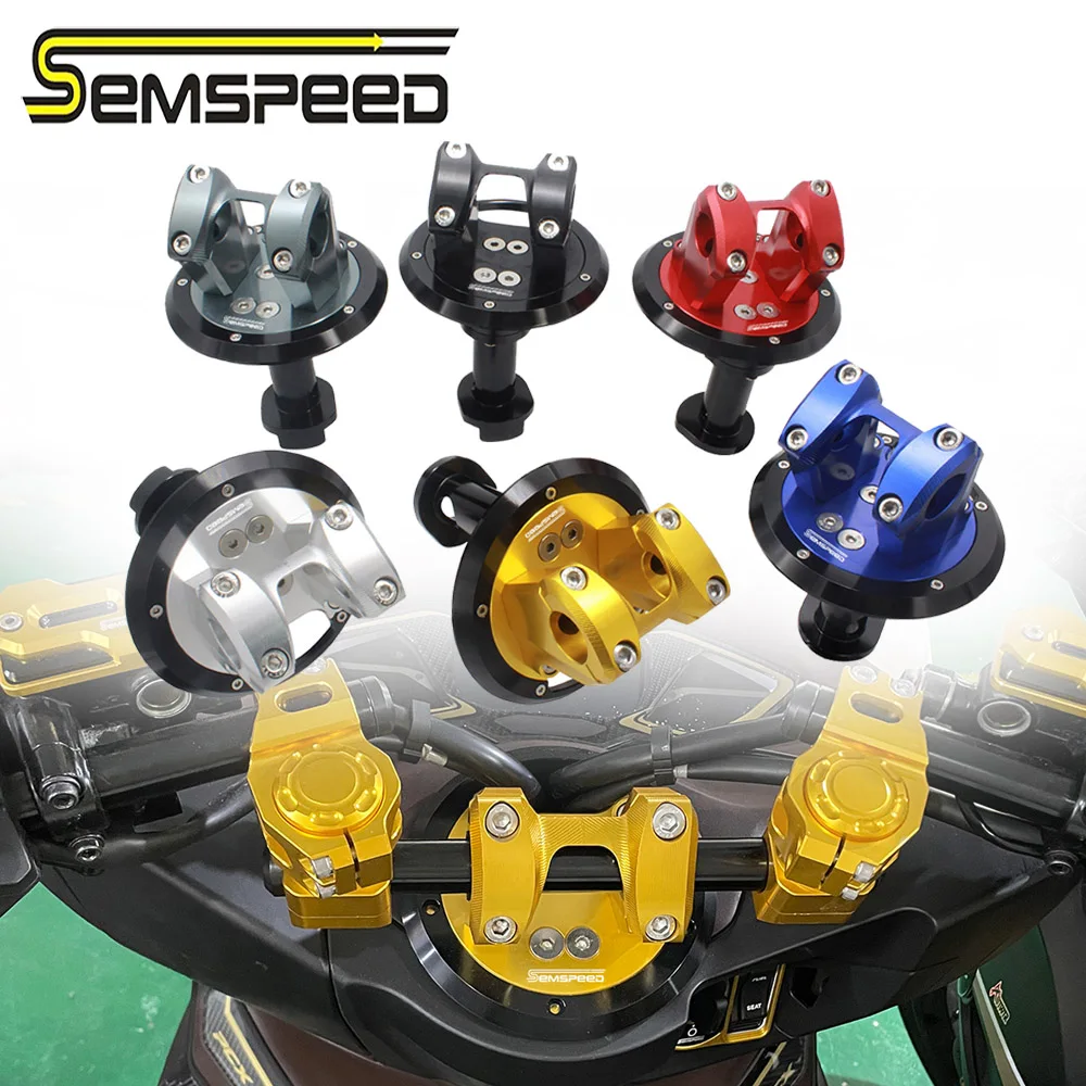 

SEMSPEED Fits PCX125 PCX160 PCX 2021 Direction Fix Handle Hand Bar Clamp Stable Balance Bar Bracket For Honda PCX 125 PCX160