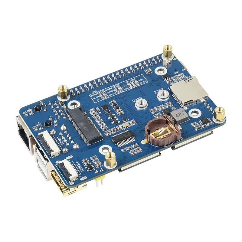 Mini scheda Base R58A per modulo di calcolo Raspberry Pi 4 w/presa CM4 Standard e intestazione GPIO a 40 PIN integrata connessione multipla