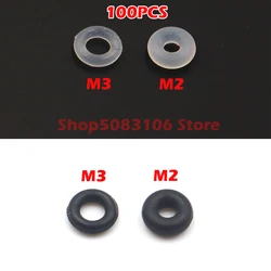 100pcs M2 / M3 Screws O Rings Vibration Isolation F3 / F4 Flight Controller Protection Shock Absorber Rubber Rings For RC Drone