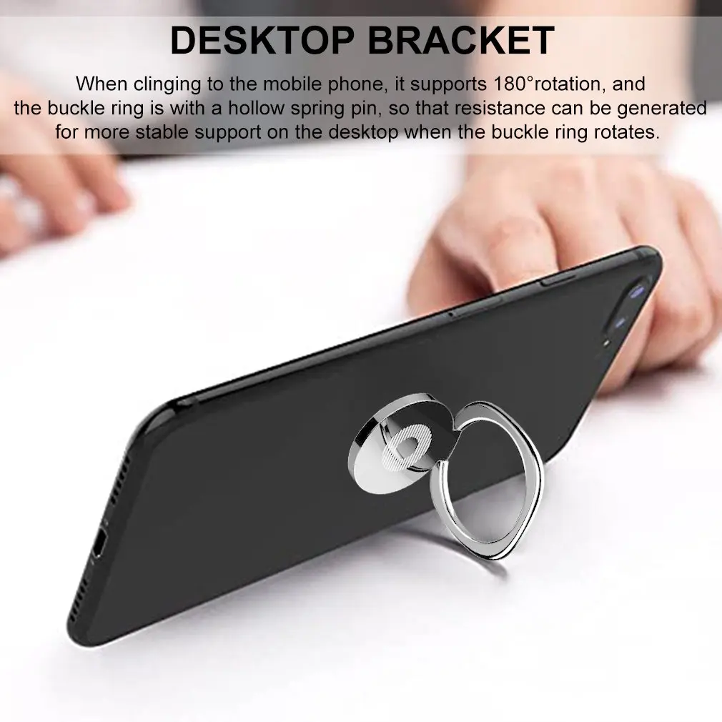 Finger Ring Halter 360 Grad Handy Smartphone Finger Stand Halter Runde Telefon Ring Auto Halterung Ständer