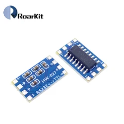 1/5/10PCS Mini MAX3232 RS232 to TTL Serial Port Leavel Converter Brush Module Connector MAX232 Flashing Board For Arduino