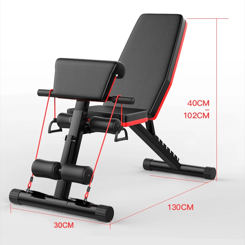 Dumbbell bench sit-ups fitness equipment home male auxiliary multifunctional abdominal muscle board fitness chair bird bench