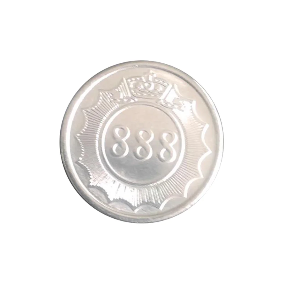 10pcs 25*1.85mm Stainless steel Lovely Arcade Game Token Coins