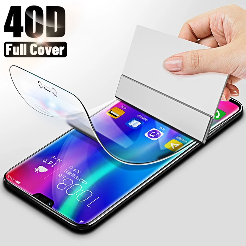 9H hardness Hydrogel Film For Huawei honor 7A 7C 7S 7X 8A 8C 8S 8X Screen Protector On Honor 8 9 Lite View 10 V10 Film Not Glass