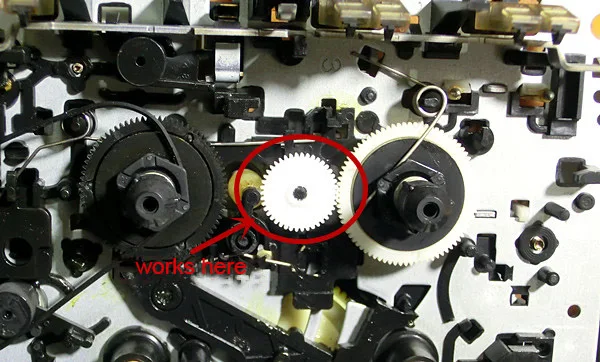 テクニクス用カセットデッキテープギア パナソニック SC-CH404X CH505X