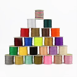 0.8mm 100 Meter Nylon Cord Chinese Knot Macrame Jade Thread Wire Strings For Needlework Jewelry Making Handmade DIY Accessories