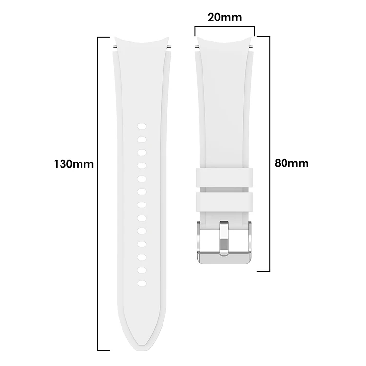 Silicone Strap For Samsung Galaxy Watch 4 40mm/44mm Classic 46mm/42mm No Gap Bracelet Belt For Galaxy Watch 5 40mm 44mm Correa image 2