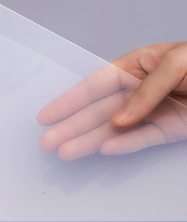 2/3/4 Ringen Eenvoudige Classy Pp Clear Document Bindmiddel A4, Map Met D-Vormige Clips