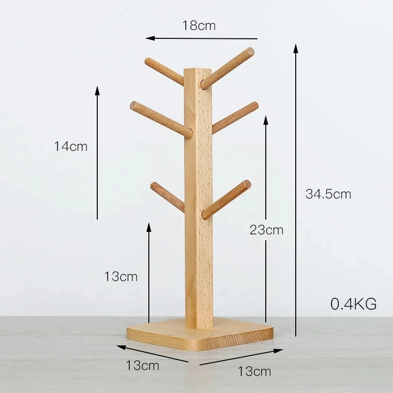 Hanging Organizer Wood Jewelry Display Stand for Necklace Ring Bracelet Showcase Holder Pendant Multifunctional Organizers