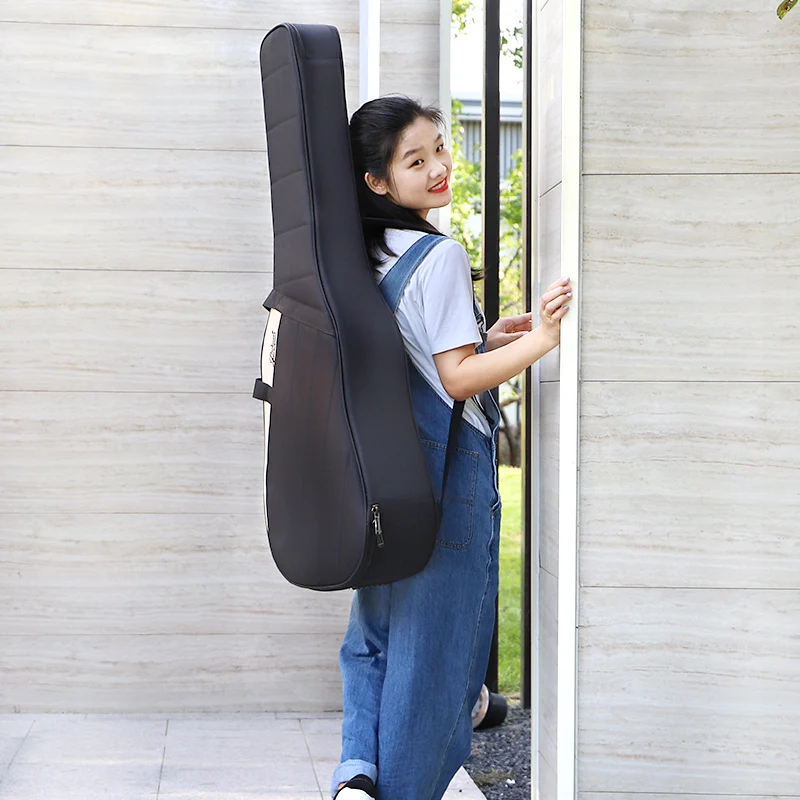 New Universal  41 inch Guitar Case Acoustic Guitar Double Straps Padded Guitar Soft Bag Waterproof Backpack