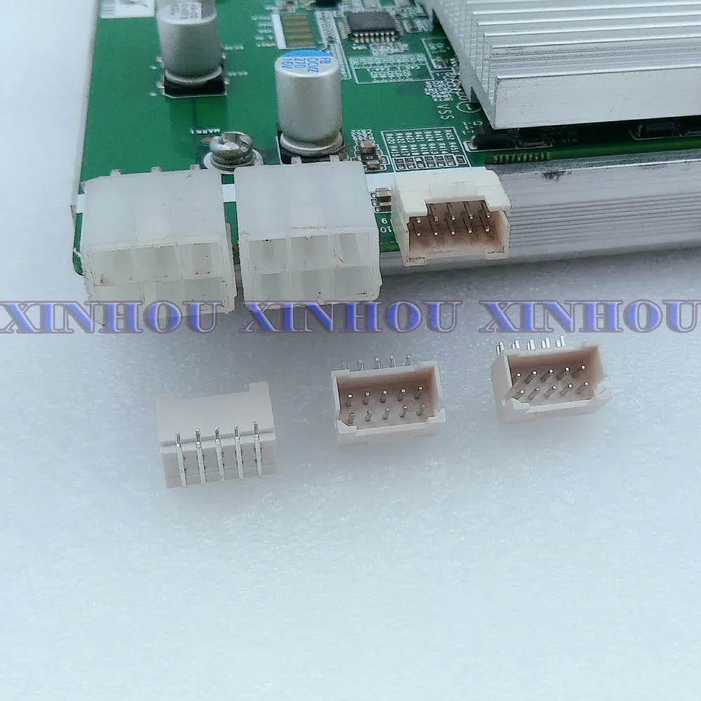 Conector de minero de 25 uds., enchufe macho 2x5P, aguja curva, hebilla de doble fila, adecuado para minero Asic Ebit E9i E9.3 E12 E10.2 E10.3