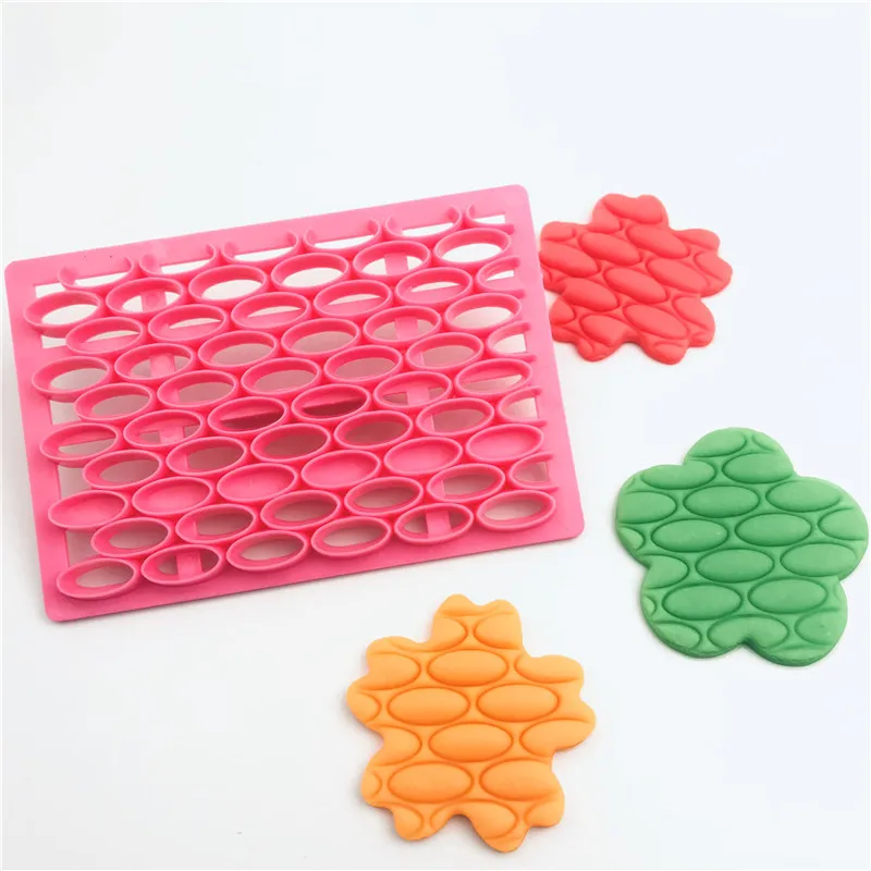 13 types Plastic DIY Fondant Cake Embosser Flower Cookie Cutters Biscuit Molds Icing Embossing Decoration Cutter Cake Tools