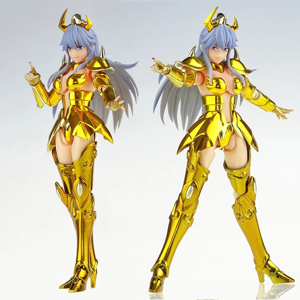 Great Toys Saint Seiya Cloth Myth EX Sacred Holy Contract Scorpio Geraldine Female Saint Metal Armor Collection Figure Toy Gift