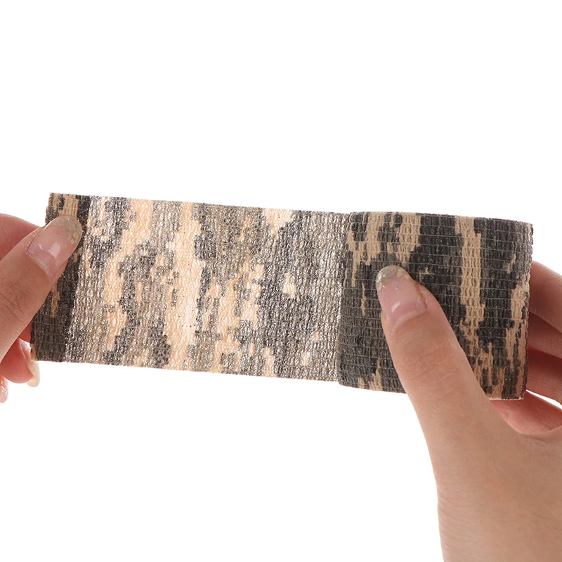Multi-functional Camo Tape Non-woven Self-adhesive Camouflage Hunting Paintball Airsoft Rifle Waterproof Non-Slip Stealth Tape