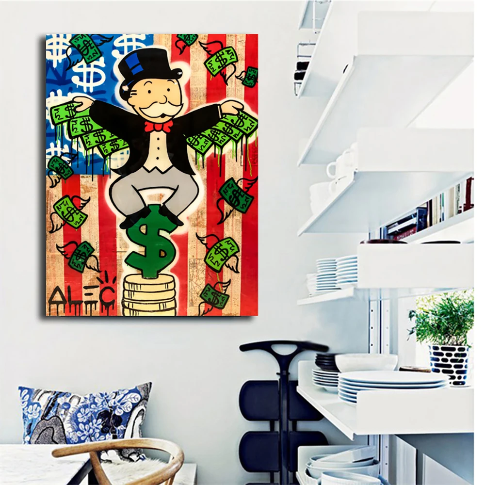 Alec Monopolyingly On The Cross Canvas Prints Picture Modular Paintings For Living Room Poster On The Wall Home Decor