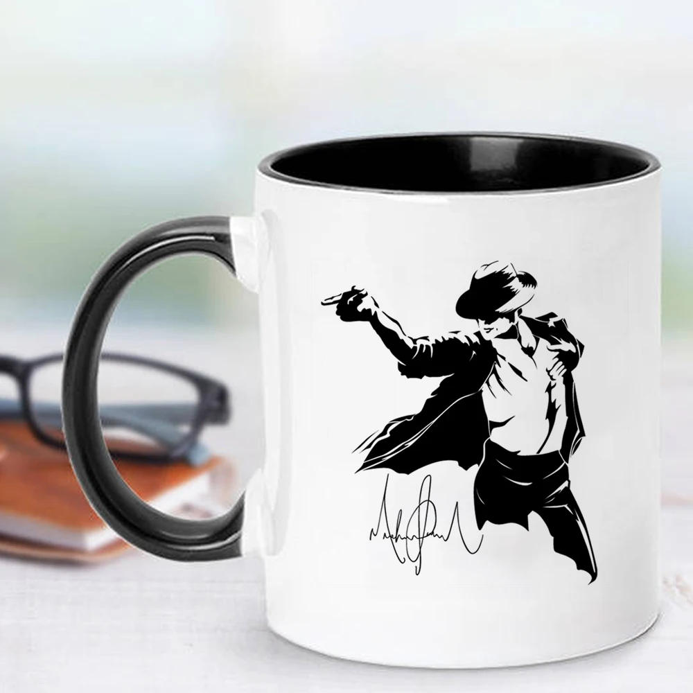 Michael Jackson Dancing 350ml Ceramic Coffee Mugs Tea Cups Friends Birthday Gifts