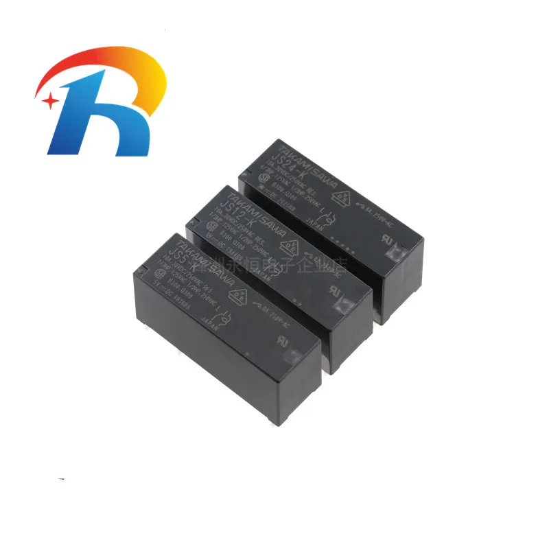 5PCS 100%Original New TAKAMISAWA JS5-K 5VDC JS12-K 12VDC JS24-K 24VDC DIP-5 8A Power Relay