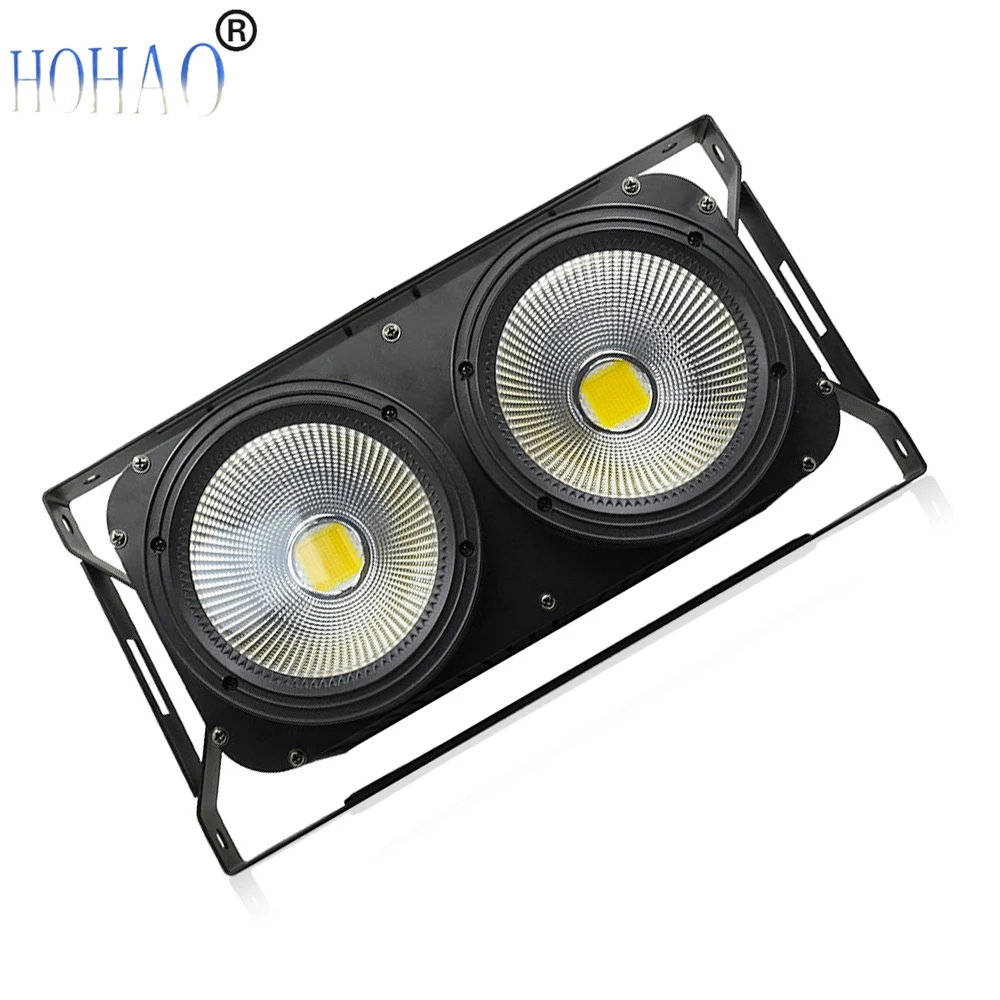 iluminacao de palco led dois olhos audiencia luz pecas 100w alto brilho dmx512 cob superficie luzes dj equipamentos dj controlador 01