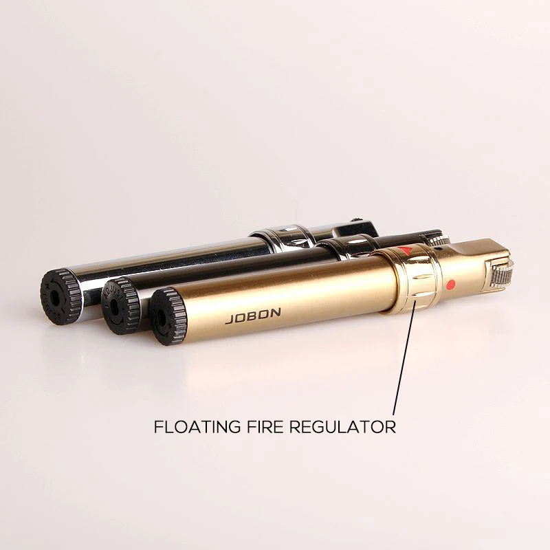 Jobon Creative Butane Lighter Floating Flame Grinding Wheel Adjustable Lighters Gift for Friend