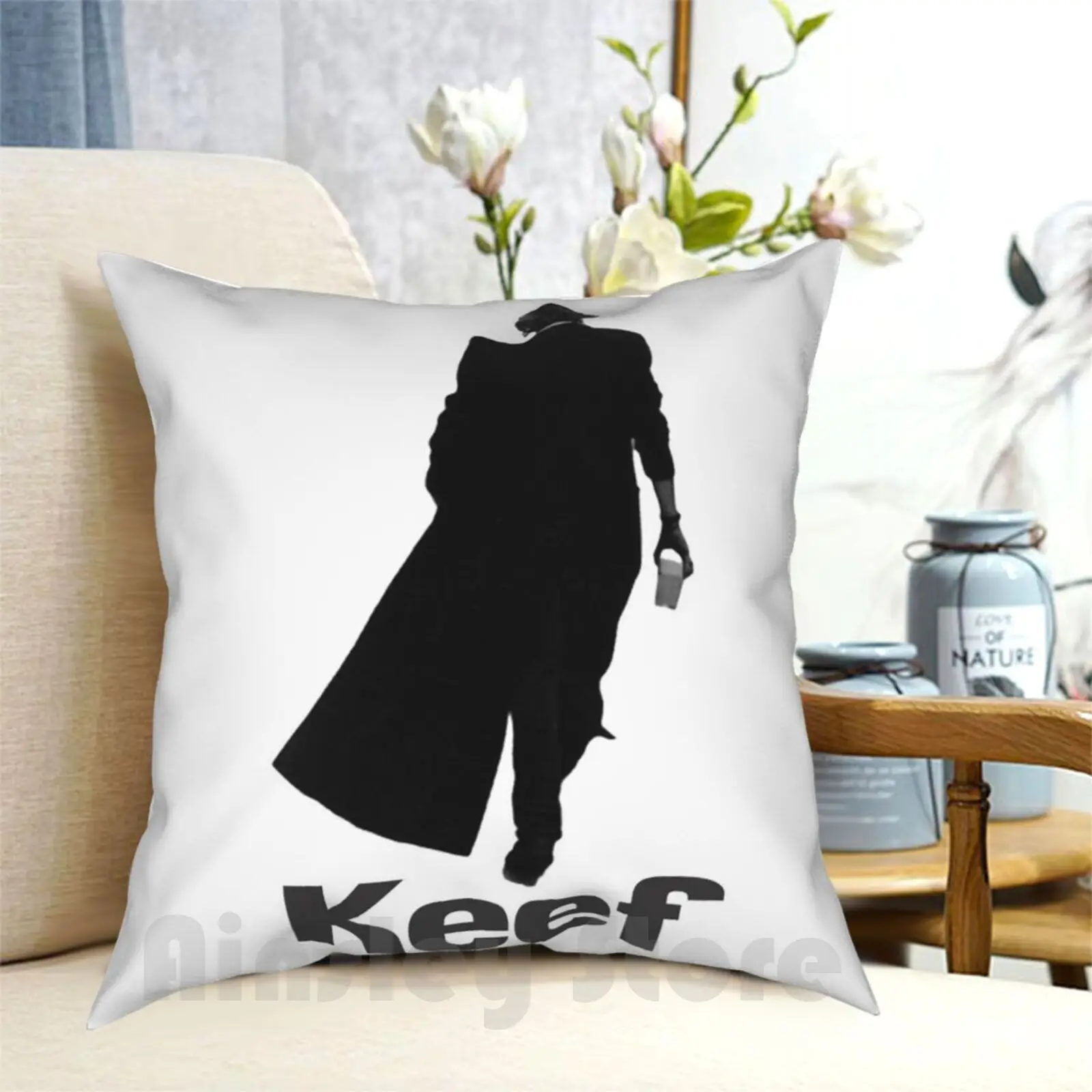 Keith Richards: Keef. Funda de almohada impresa para el hogar, almohada suave Keith Richards Chief Keef, piedras y rollo clásico