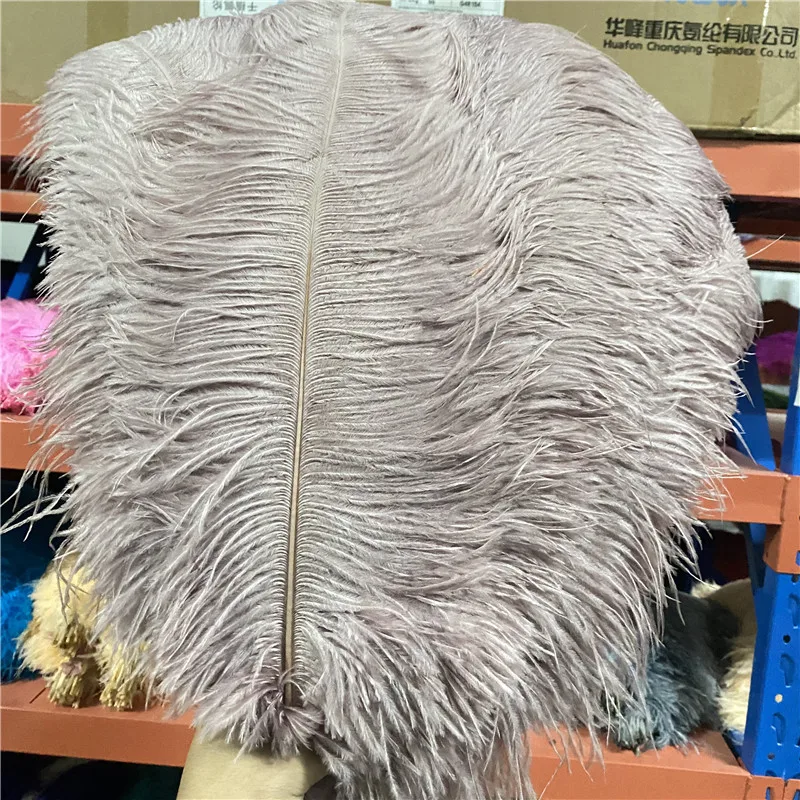 

50-100pcs/lot fluffy ostrich feather Leather Pink 16-18 inches/40-45cm Jewelry For dancers Craft Accessories plumas plume