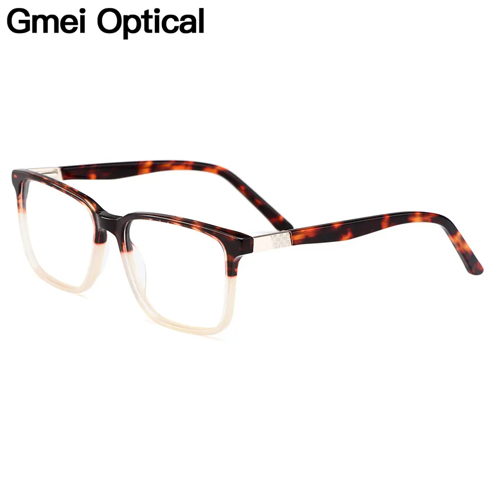 

Gmei Optical Acetate Glasses Frame Women Square Prescription Eyeglasses Myopia Optical Frame Female Full Rim Spectacles M21008