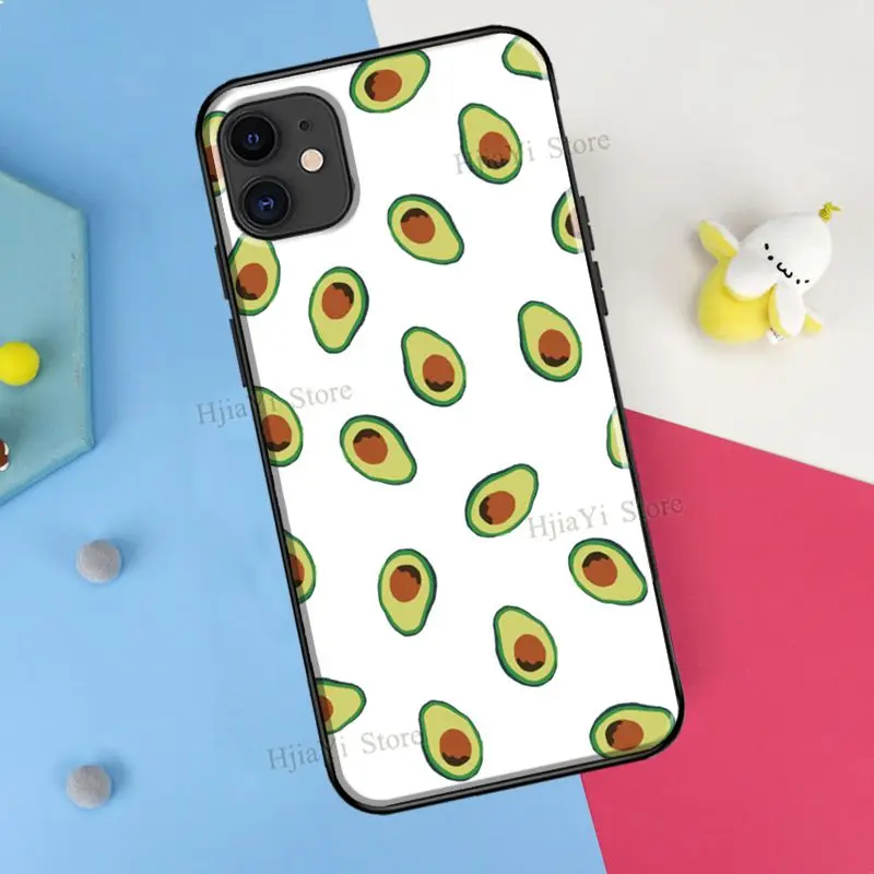 FUNNY AVOCADO Smile JOKE For iPhone 13 Pro Max 12 mini Case For iPhone 11 14 Pro Max XS XR X 7 8 Plus SE 2020 Cover