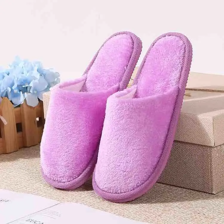 winter  shoes  Home slippers winter slipper, fleece slipper long flush warming  homing slippers, indoor shoesTX18 1pair=2pcs