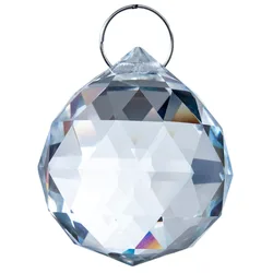 20-50mm Faceted Glass Ball Prism Chandelier Crystal Parts Hanging Pendant Lighting Ball Suncatcher Wedding  Xmas Home Decor