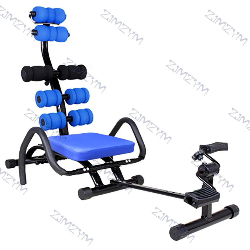 Multifunction Sit-Up Bench Supine Board Ab Coaster Chair Push-Up Rack Abdominal Leg Stretch Cycling Stepper Fitness Equipment