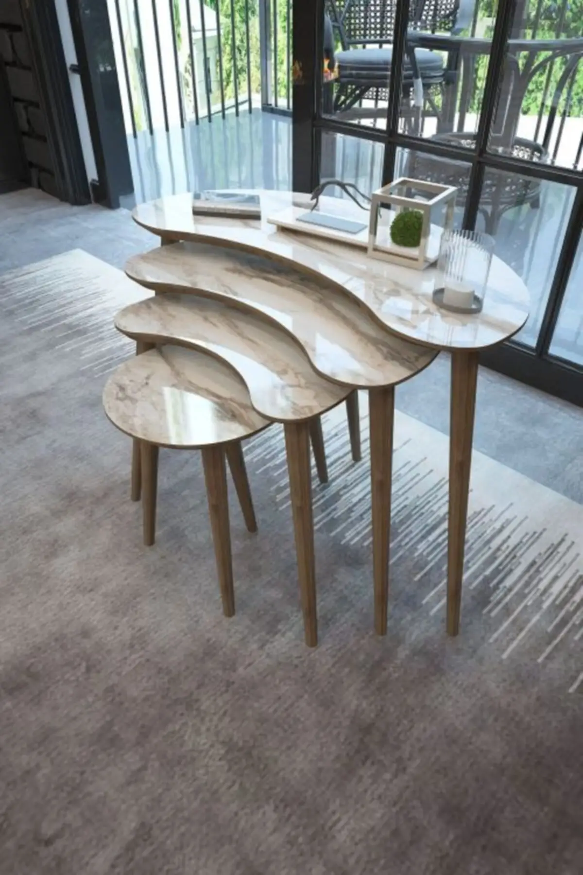 Crescent Quad Zigon Coffee Table Ephesus