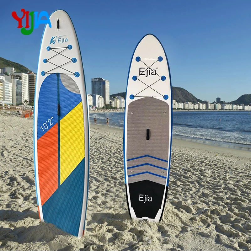 Ejia 2021 Hot selling Model Sup Paddle Board Water Play Equipment Inflatable Stand Sup Paddle Board Surfboard For Fishing Yogo