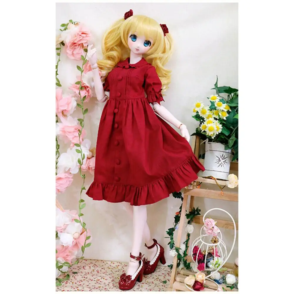 [wamami] Summer Red Dress For DD AOD LUTS VOLKS Doll Dollfie Outfits