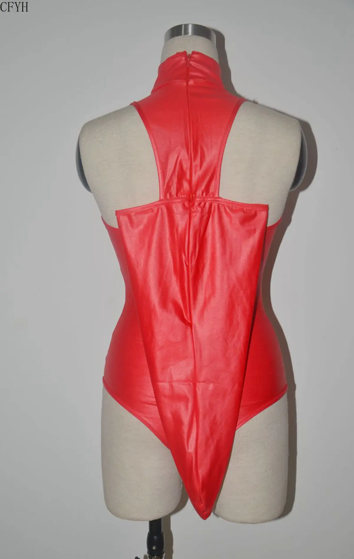 Plus Size 4XL Lingerie Bodysuit Women Patent Black Pvc Jumpsuits Role Play Suits Sex Games Role Play Leather Sex Lady Teddies