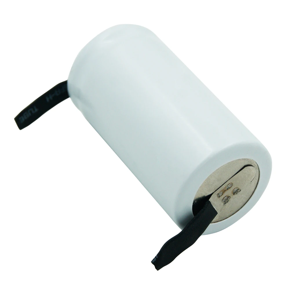 SC 1.2V 2500MAH NICD rechargeable battery SC Sub C ni-cd cell with welding tabs for electric drill screwdriver Real capacity