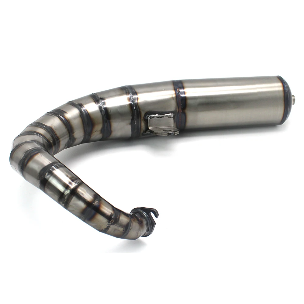 JISO  90cc racing scooter exhaust system for Honda DIO AF18 AF25 AF28 Racing muffler Pipe