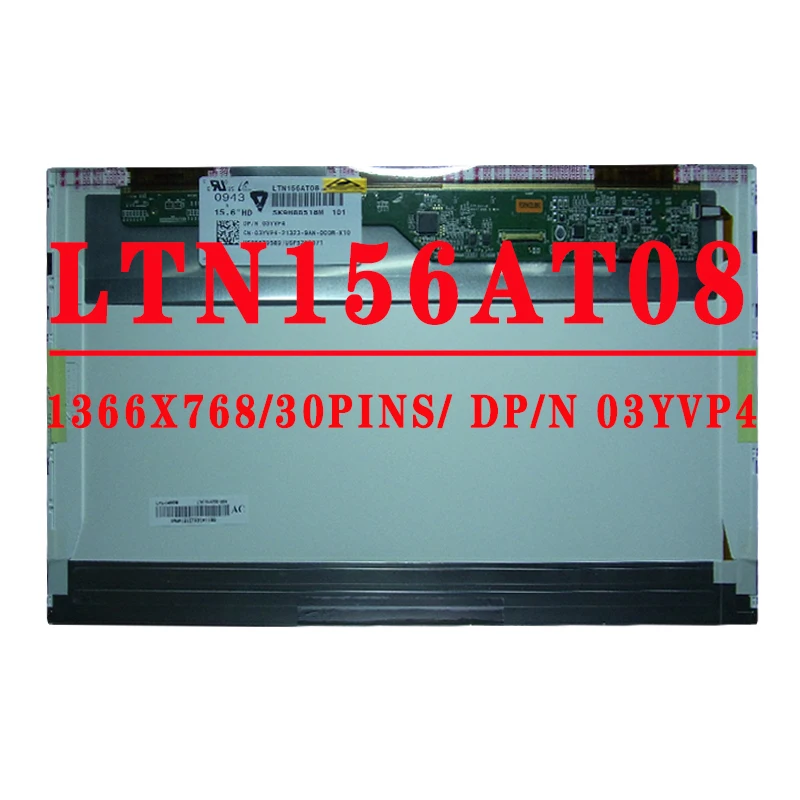 Polegada 1366×768 Lcd Tela para Dell E5510 E6510 M4500 Laptop Lcd 15.6 Polegada 1366*768 30pin Edp Lcd 15. Tpb1 Lp156wh2 Ltn156at08
