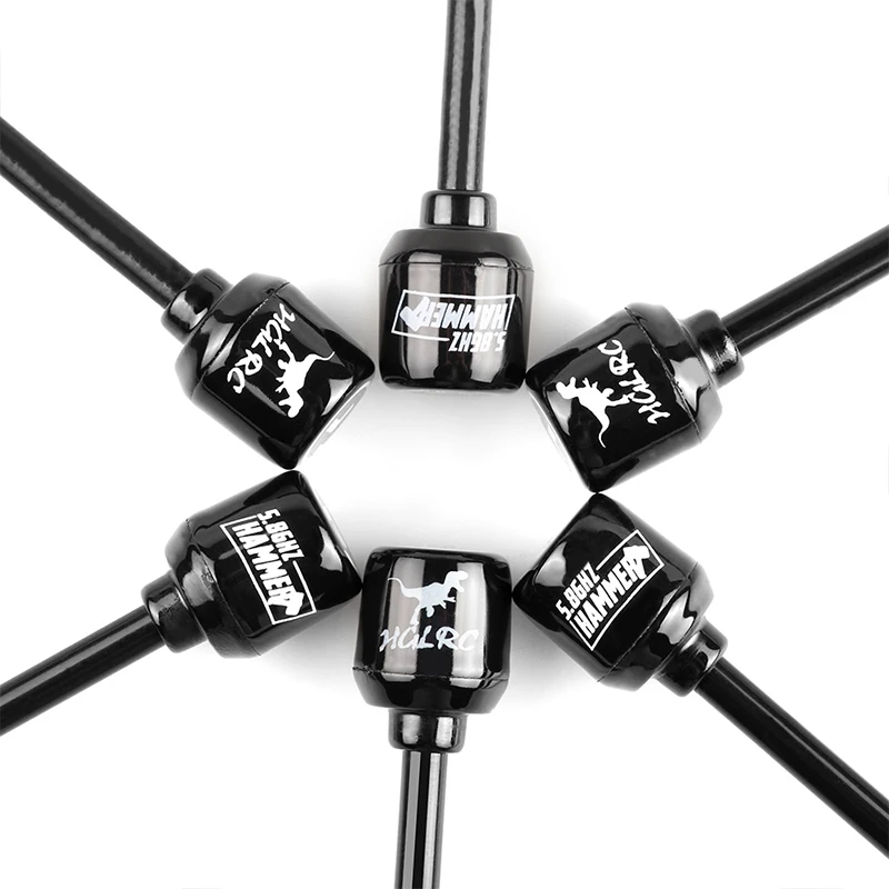 HGLRC Mini Antenna a martello a lungo raggio RHCP Spin destro SMA IPEX MMCX angolo 5.8G 2.5dBi 135mm per RC FPV Racing Drones accessori