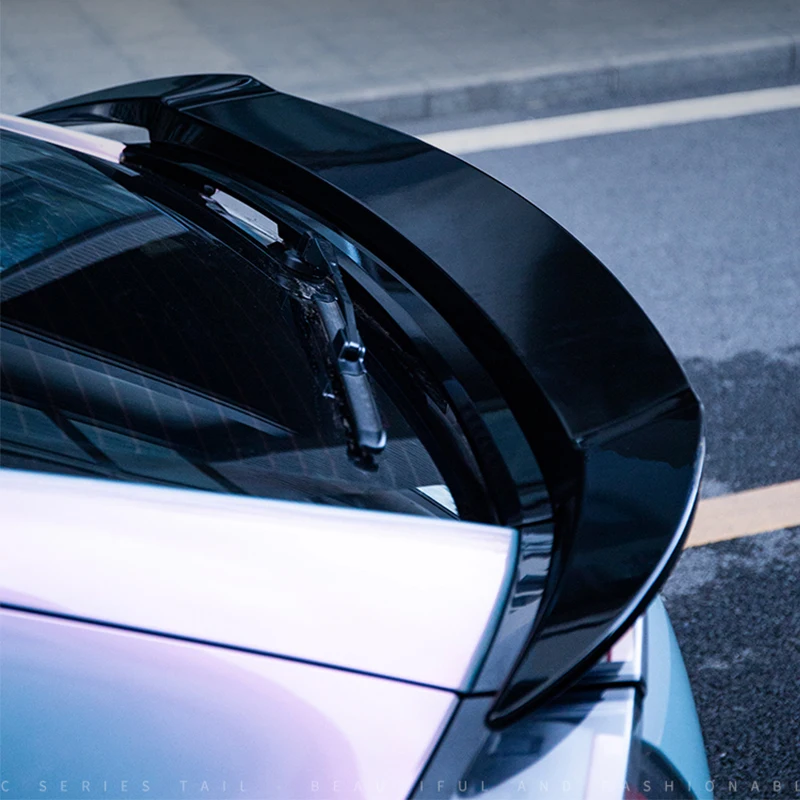 JDM Car Spoiler for Honda Civic 10th Hatchback Rear Spoiler MC Style Rear Trunk Spoiler ABS Gloss Black Wing Lip Trunk