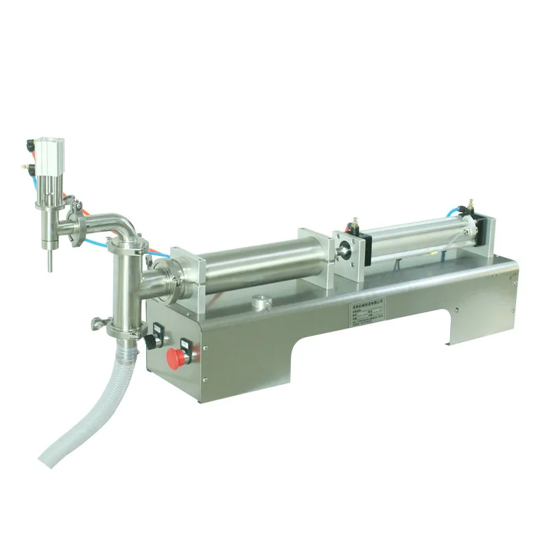 Table-top filling machine pnuematic filler for food beverage and cosmetic bottling filler, medical and chemistry bottle filling