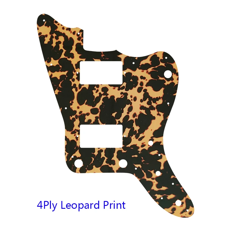 Feiman Customizeiont Pickguard - For MIJ Jazzmaster Guitar Pickguard With PAF Humbucker NO Upper Horn Holes Flame Pattern