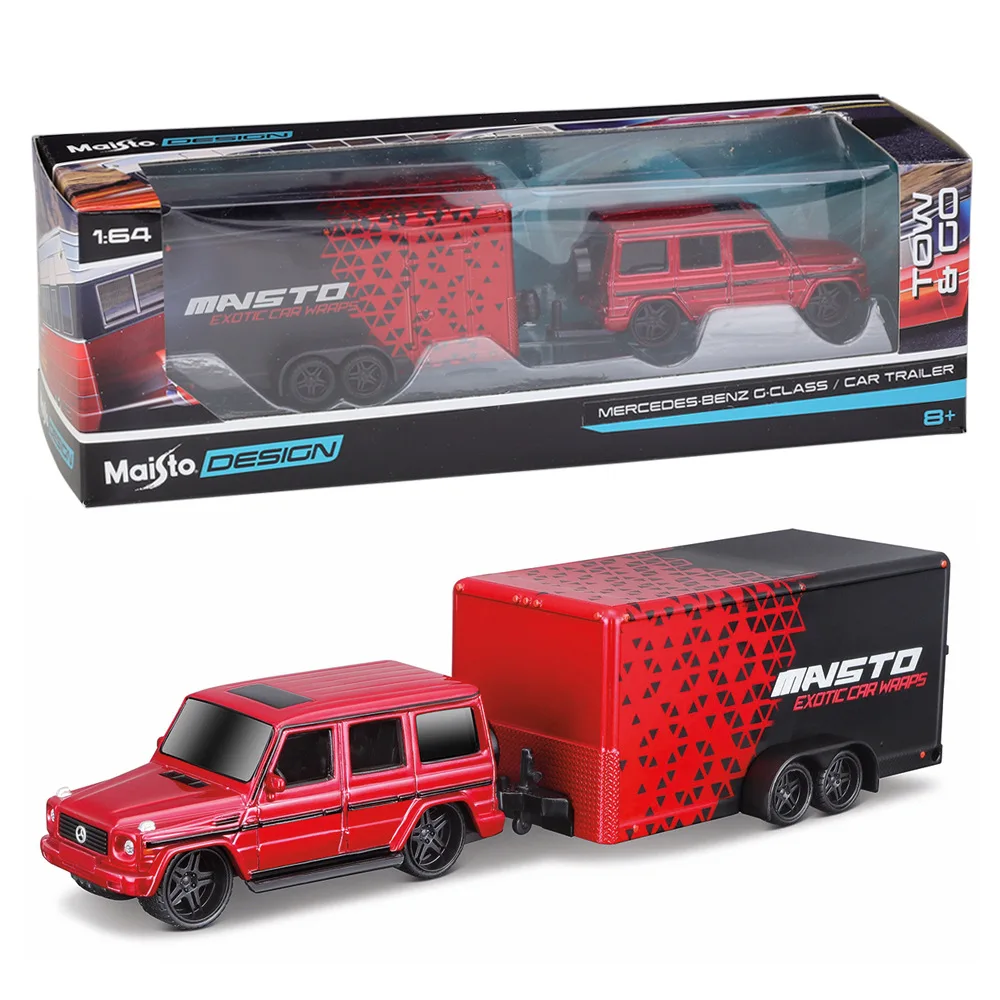 Maisto 1:64 Flat Transport Vehicle Set Series Static Die Cast Vehicles Collectible Hobbies  Model Car Toys