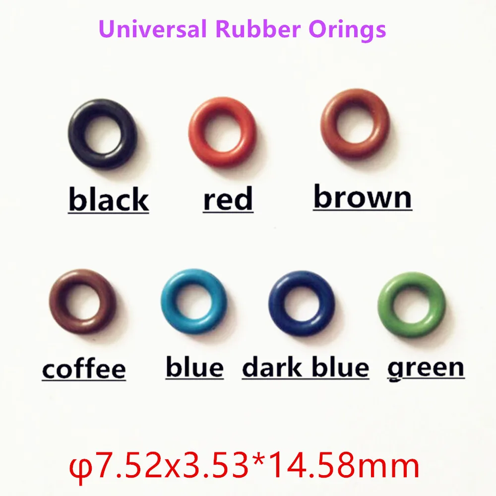 wholesale 20pcs Universal Injector Rubber Oring For GB3-100 ASNU08C O-Rings Top Quality Fuel Injector repair kits