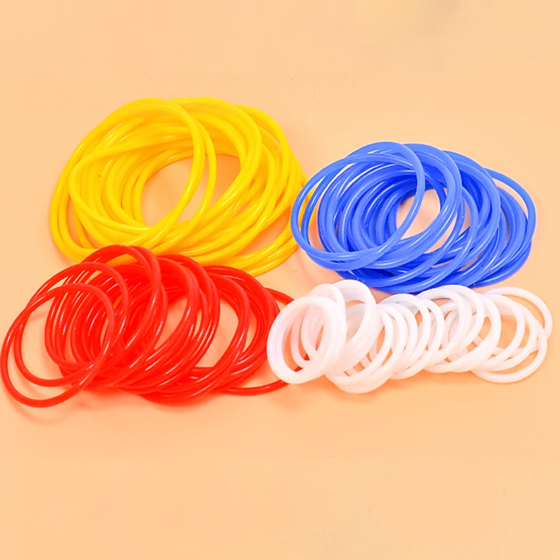 

20Pcs MOC Technical Parts Rubber Belt Rubber Band 2x2 3x3 4x4 5x5 Compatible 85543 85544 85545 85546 DIY Building Blocks Bricks